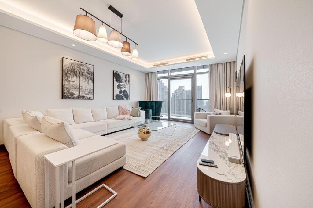 Paramount Midtown Luxury 2 Bedroom With Full Burj-Khalifa View Дубай Екстериор снимка